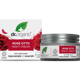   Éjszakai krém bio damaszkuszi rózsaolajjal 50 ml Dr.Organic