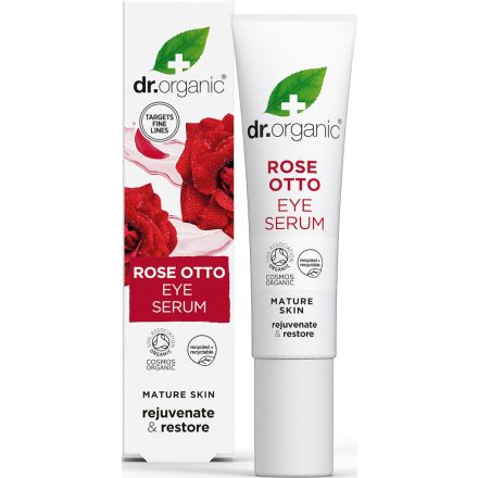 Szemkörnyék ápoló szérum bio damaszkuszi rózsaolajjal 15 ml Dr.Organic