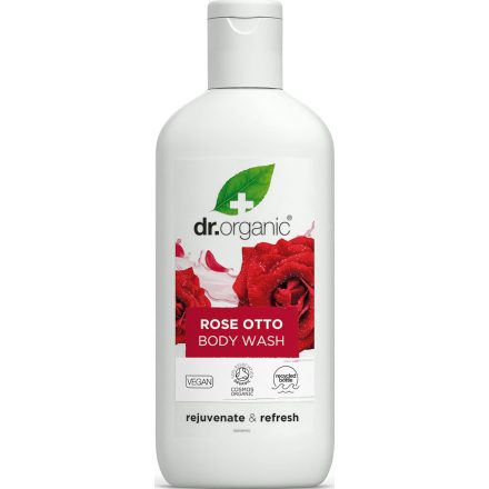 Tusfürdő bio damaszkuszi rózsaolajjal 250 ml Dr.Organic
