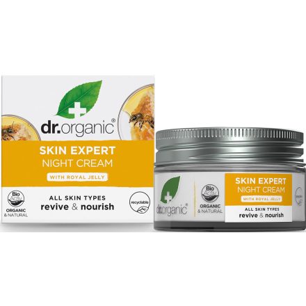 Éjszakai krém bio méhpempővel 50 ml Dr.Organic