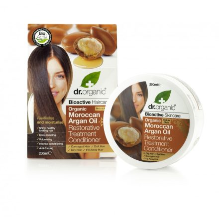 Hajmaszk bio marokkói argánolajjal 200 ml Dr.Organic