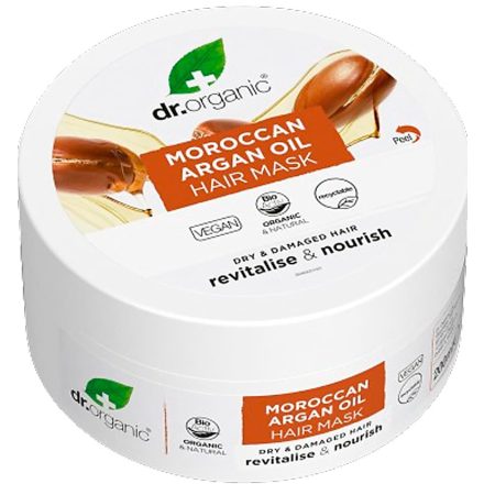 Hajmaszk bio marokkói argánolajjal 200 ml Dr.Organic