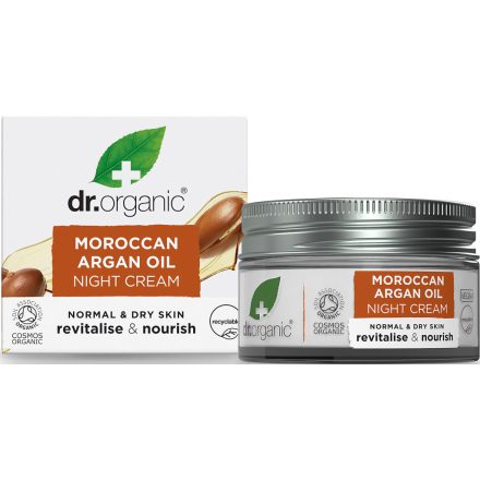 Éjszakai arckrém marokkói bio argánolajjal 50 ml Dr.Organic