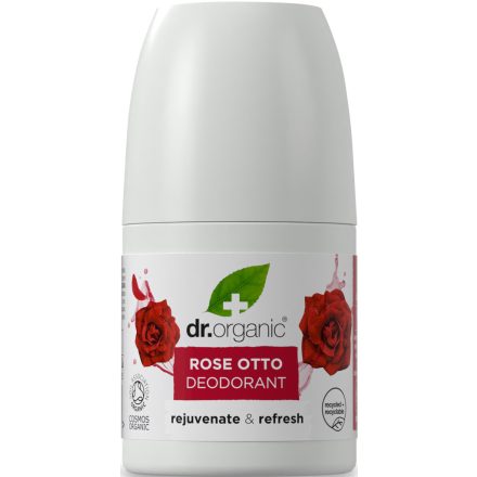 Golyós dezodor bio damaszkuszi rózsaolajjal 50 ml Dr.Organic
