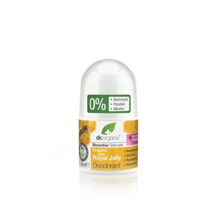 Alumíniummentes golyós dezodor bioaktív méhpempővel 50 ml Dr.Organic