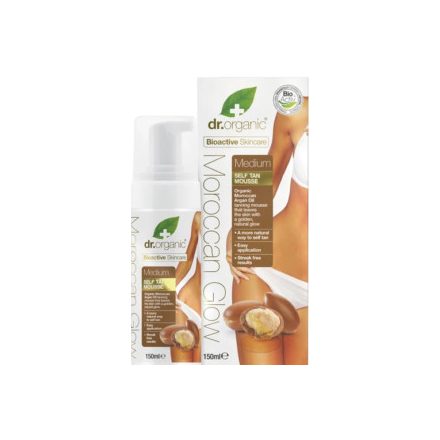 Moroccan Glow Önbarnító hab medium 150 ml Dr.Organic