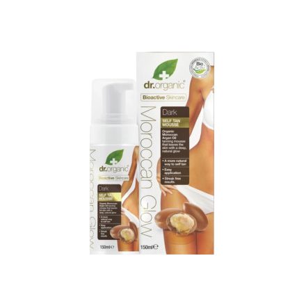 Moroccan Glow Önbarnító hab dark 150 ml Dr.Organic