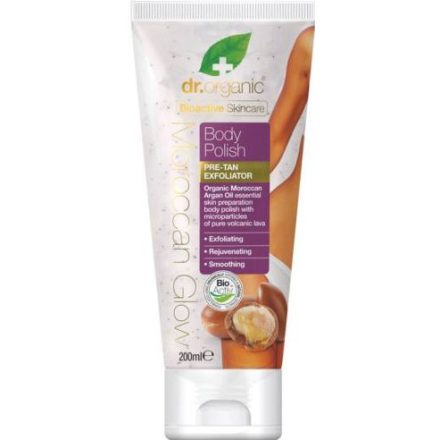 Moroccan Glow Barnítás előtti bőrradír 200 ml Dr.Organic