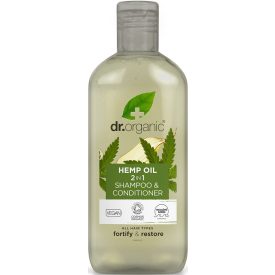   Sampon és hajkondícionáló 2 az 1-ben bioaktív kendermagolajjal 265 ml Dr.Organic
