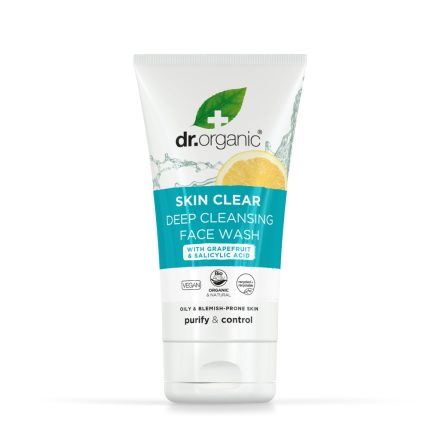 Skin Clear Mélytisztító arclemosó 125 ml Dr.Organic