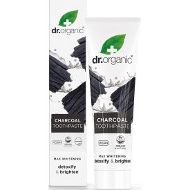 Extra fehérítő fogkrém aktív szénnel 100 ml Dr.Organic