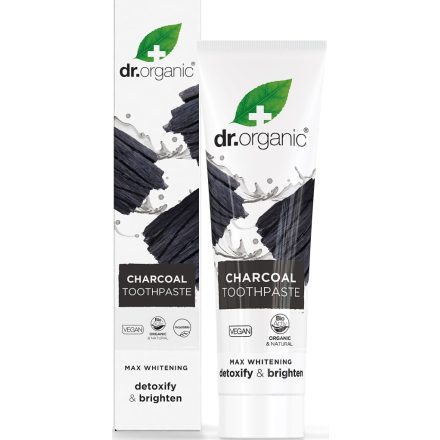 Extra fehérítő fogkrém aktív szénnel 100 ml Dr.Organic