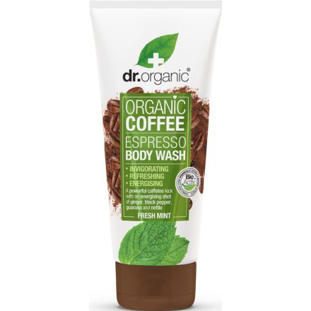 Élénkítő tusfürdő bio kávéval 250 ml Dr.Organic