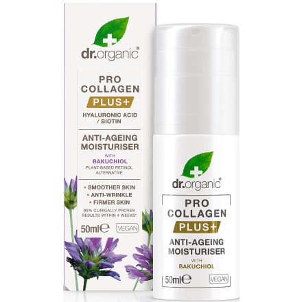 Pro Collagen Anti-Aging hidratáló arckrém Bakuchiollal 50 ml Dr.Organic