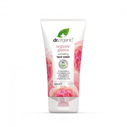 Hámlasztó arclemosó bio guavával 150 ml Dr.Organic
