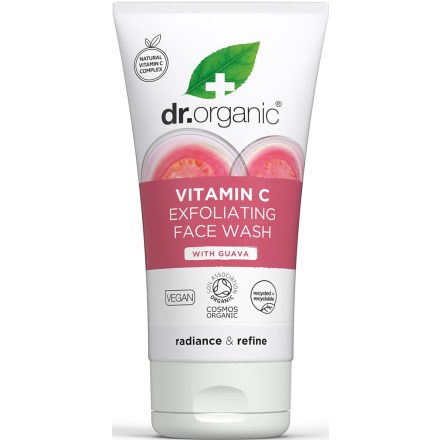 C-vitaminos hámlasztó arclemosó bio guavával 150 ml Dr.Organic