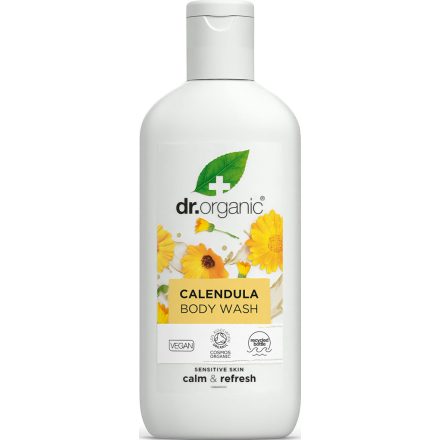 Illatmentes tusfürdő bio körömvirággal 265 ml Dr.Organic