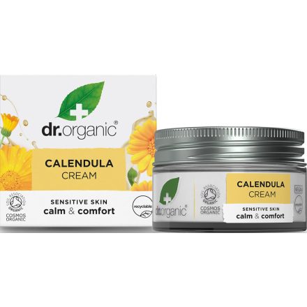 Illatmentes hidratáló krém bio körömvirággal 50 ml Dr.Organic