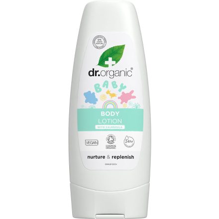 Illatmentes babatestápoló bio körömvirággal 200 ml Dr.Organic