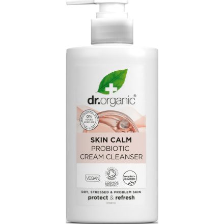 Skin Calm Probiotikus krémes arclemosó 150 ml Dr.Organic