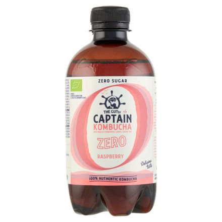 Bio Kombucha ZERO Élőflórás ital, málna ízesítéssel 400 ml Biopont
