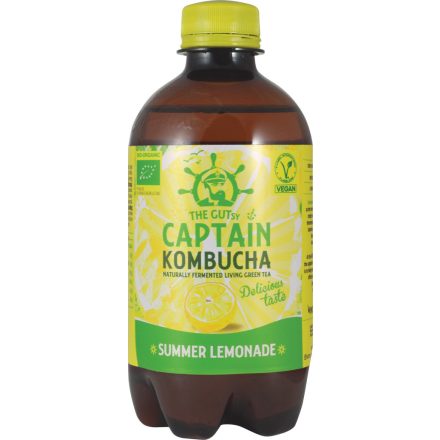 Bio Kombucha Élőflórás ital nyári limonádé 400 ml Biopont