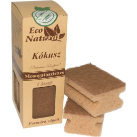 Kókusz mosogatószivacs formára vágott 4 db Eco Natural 