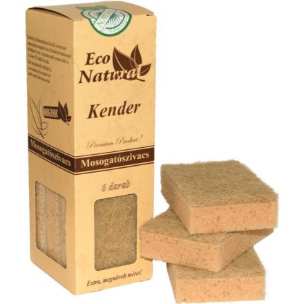 Kender mosogatószivacs formára vágott 4 db Eco Natural 
