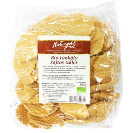 Bio tönköly sajtos tallér 100 g Naturgold