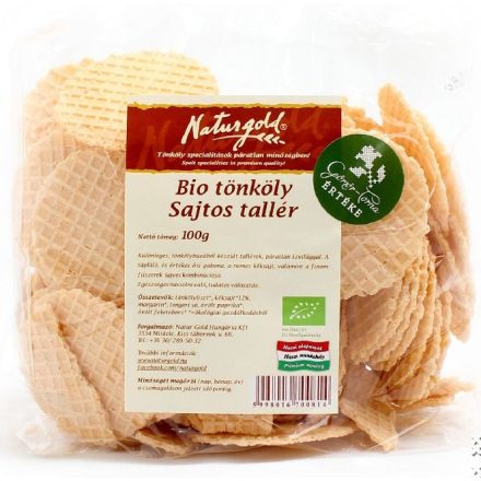 Bio tönköly sajtos tallér 100 g Naturgold