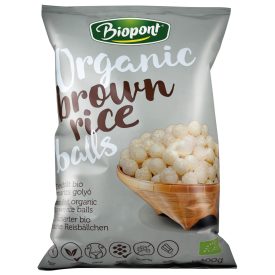 Bio Barna Rizsgolyó enyhén sós 100 g Biopont