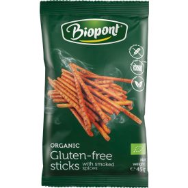   Bio Gluténmentes Sóspálcika füstölt fűszerrel 45 g Biopont 