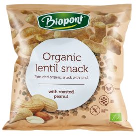 Bio Lencse snack földimogyorós ízesítésű 60 g Biopont