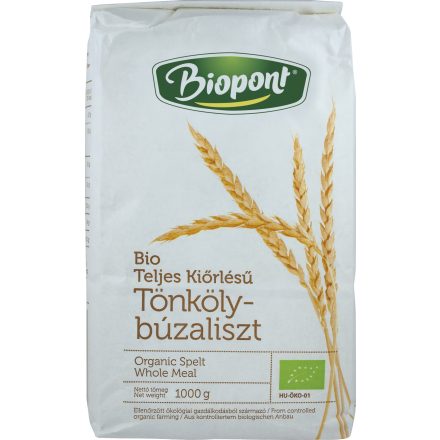 Bio Tönkölybúzaliszt teljesőrlésű 1 kg Biopont