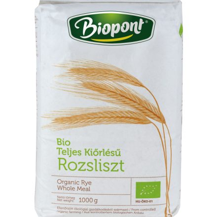 Bio Rozsliszt teljesőrlésű 1 kg Biopont