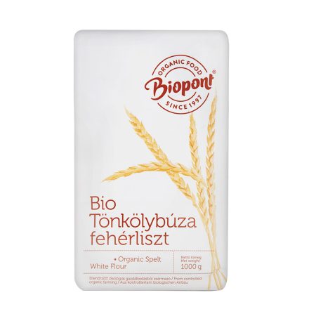 Bio Tönkölybúzaliszt, fehér (TBL 80) 1 kg Biopont