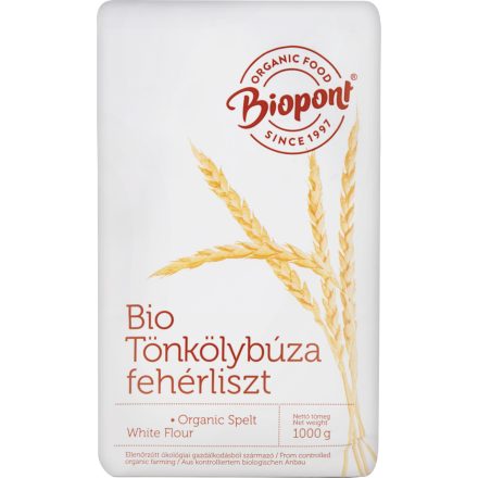 Bio Tönkölybúzaliszt fehér 1 kg Biopont