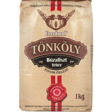 Tönköly búzaliszt fehér finom őrlésű 1 kg Eccofood
