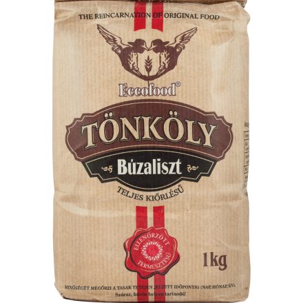 Tönköly búzaliszt teljes kiőrlésű 1 kg Eccofood