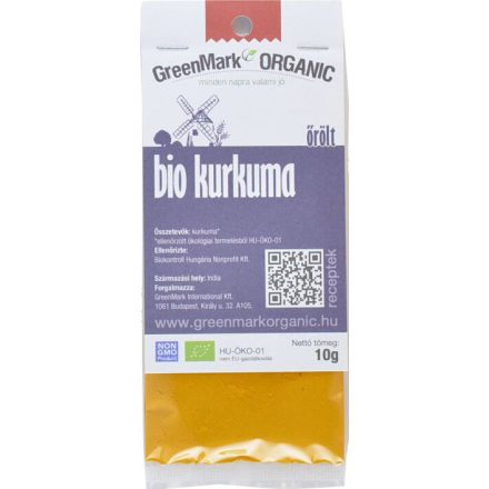 Bio Kurkuma őrölt 10 g GreenMark