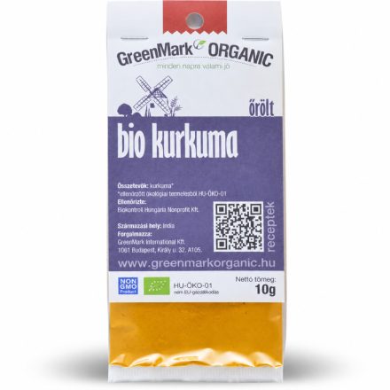 Bio Kurkuma őrölt 10 g GreenMark
