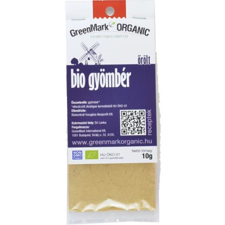 Bio Gyömbér őrölt 10 g GreenMark