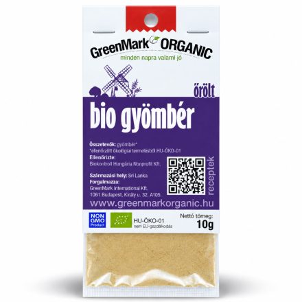 Bio Gyömbér őrölt 10 g GreenMark