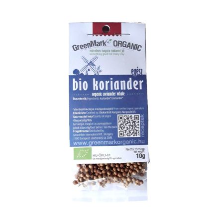 Bio Koriander, egész 10 g GreenMark