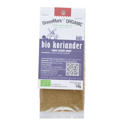 Bio Koriander, őrölt 10 g GreenMark
