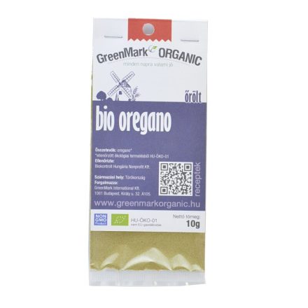 Bio Oregano, őrölt 10 g GreenMark