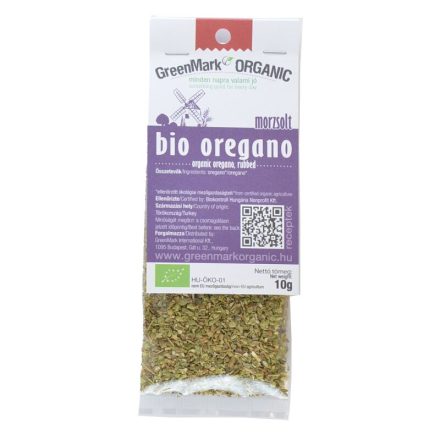 Bio Oregano, morzsolt 10 g GreenMark