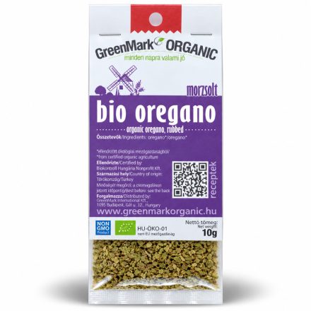 Bio Oregano morzsolt 10 g GreenMark
