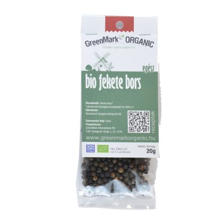 Bio Fekete bors, egész 20 g GreenMark