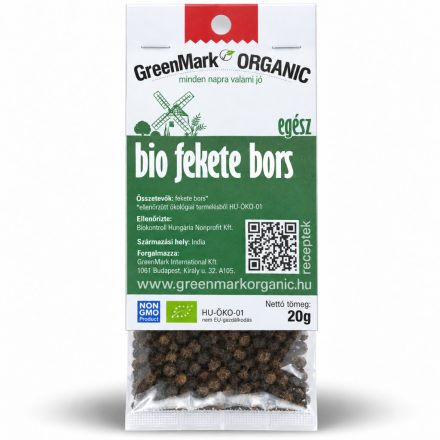 Bio Fekete bors egész 20 g GreenMark